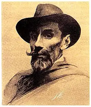 Portrait symbolique d’Oswald Wirth et du tarot ésotérique